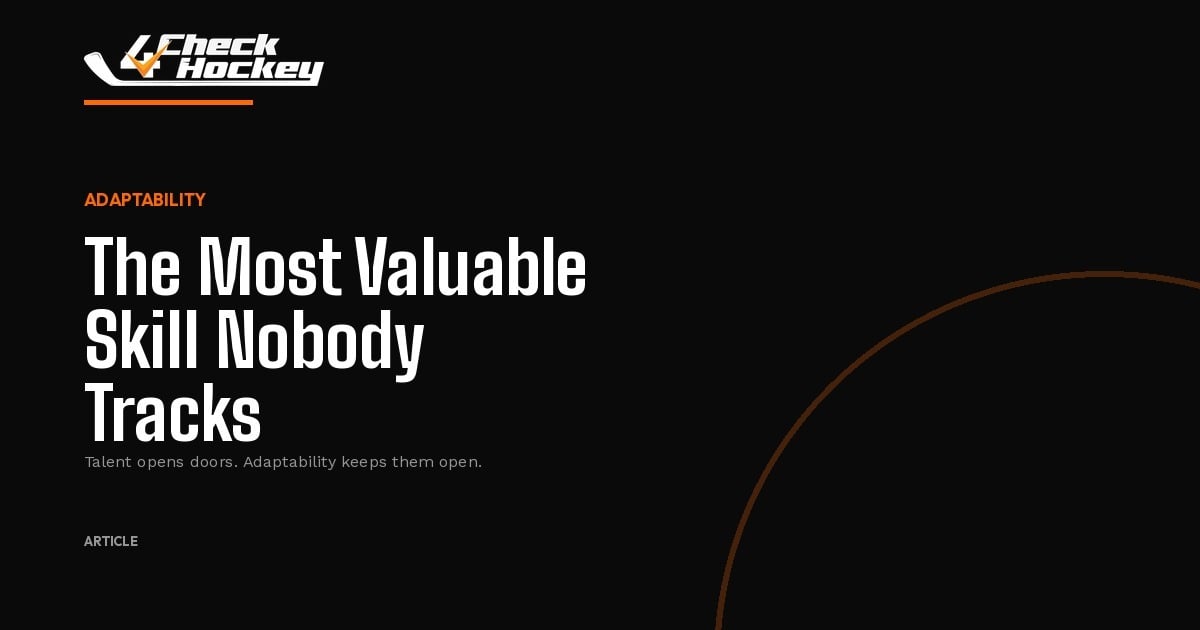 The Most Valuable Skill Nobody Tracks